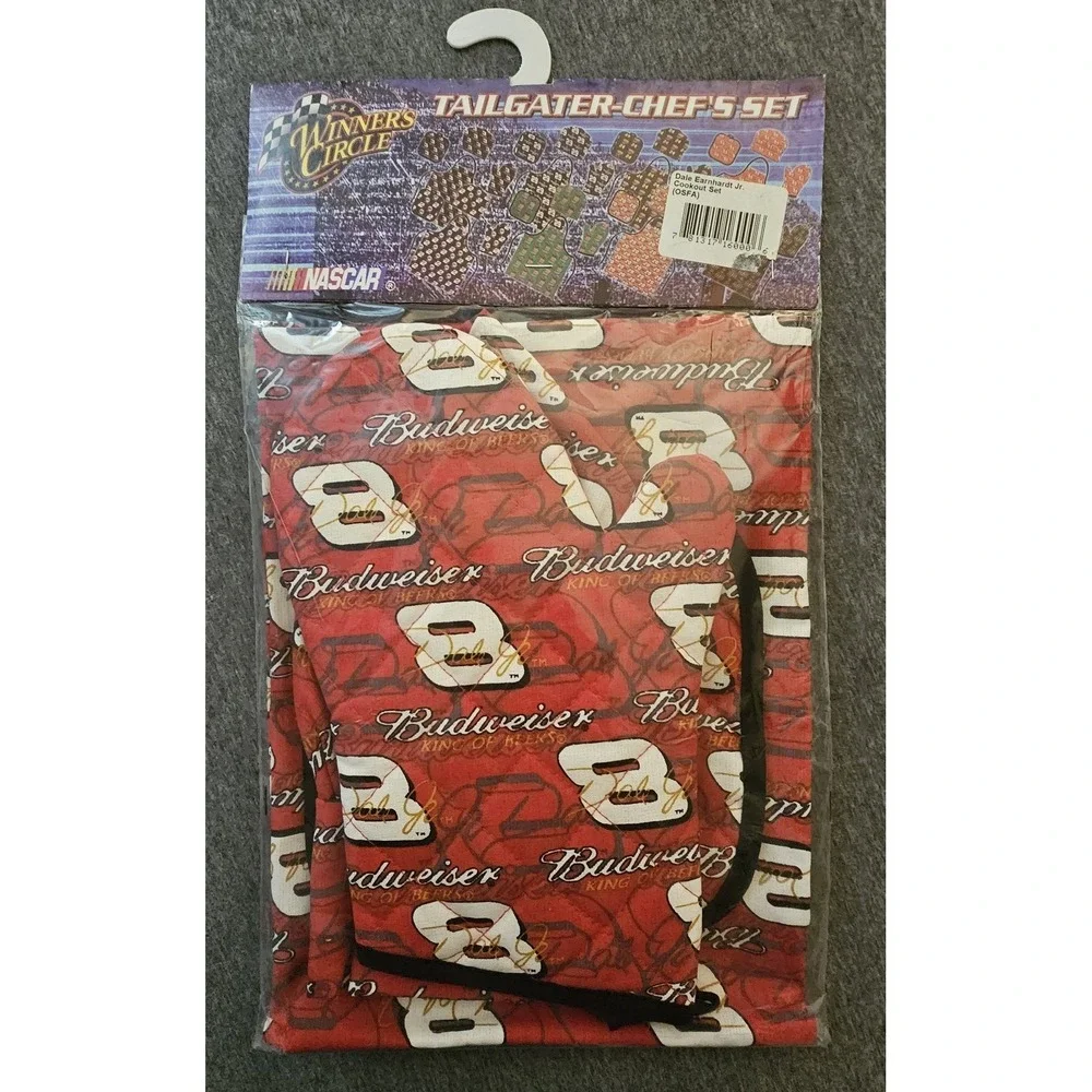 2004 Dale Earnhardt Jr #8 Motorhead tailgaters BBQ Set W/ Chef Set